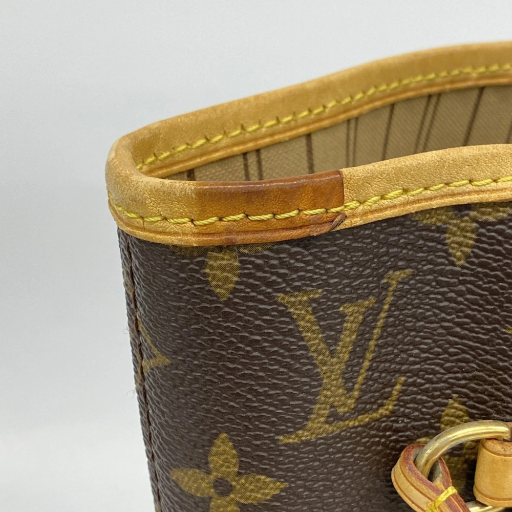 LOUIS VUITTON Brown Monogram Neverfull MM Tote Bag - Picture 11 of 12